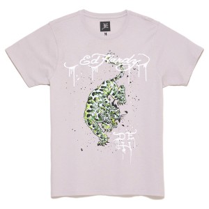 Ed Hardy Crawling Tiger Tee Erkek Tişört Mor | 84530-ZKIW