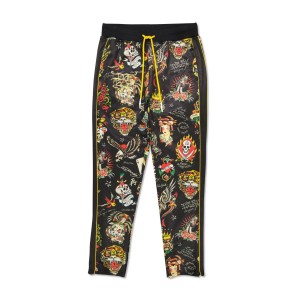 Ed Hardy Flashboard Trackpant Erkek Pantolon Siyah | 42769-BSOX