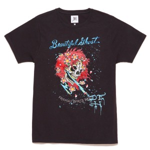 Ed Hardy Ghost Skull Tee Erkek Tişört Siyah | 87510-ACLE
